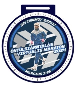 Sri Chinmoy 3:55:07 Öntúlszárnyalás Virtuális Maraton